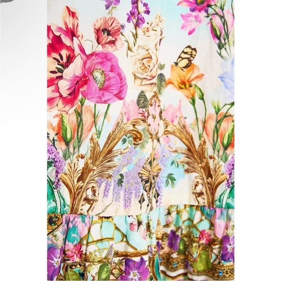 CAMILLA Ruffle Hem Halter Short Dress Munchkinland Wicked Collection Cotton NWT - Picture 5 of 5